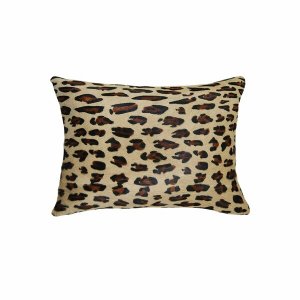 Homeroots.co 316875 12 X 20 X 5 Leopard Cowhide - Pillow