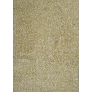 Homeroots.co 353415 2' X 4' Polyester Yellow Heather Area Rug