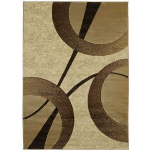 Homeroots.co 368410 22 X 32 Beige Polypropylene Accent Rug