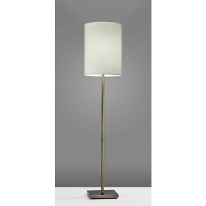 Homeroots.co 372490 Floor Lamp Classic Silhouette Brass Metal