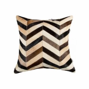 Homeroots.co 328270 18 X 18 X 5 Stunning Tricolor Chevron Torino Kobe 