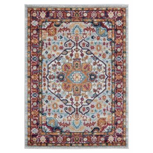 Homeroots.co 366988 22 X 36 Multicolor Olefin Accent Rug