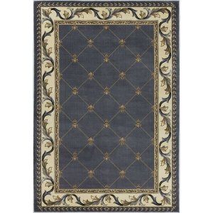 Homeroots.co 353287 2' X 3' Polypropylene Blue Accent Rug