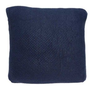 Homeroots.co 334109 18 X 5 X 18 Transitional Blue Pillow Cover With Po