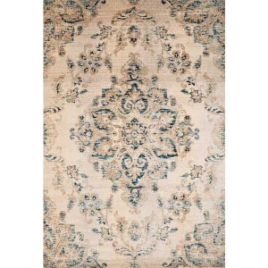 Homeroots.co 369484 31 X 50 Parchment Olefin  Polyester Mat Rug