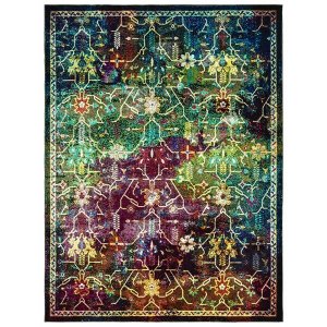 Homeroots.co 370083 22 X 36 Multicolor Olefin Accent Rug