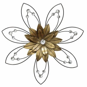 Homeroots.co 321218 20 X 1.57 X 20 Enchanting Flower Wall Decor