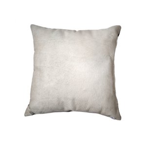 Homeroots.co 316665 18 X 18 X 5 Off White Cowhide - Pillow