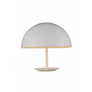 Homeroots.co 372292 16 X 16 X 16 White Aluminum Table Lamp