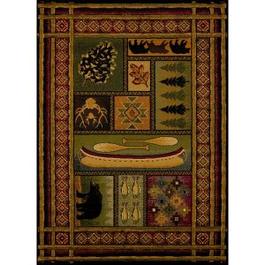 Homeroots.co 366625 22 X 26 Multicolor Polypropylene Accent Rug