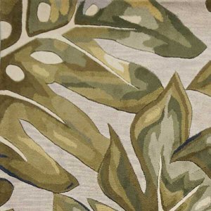 Homeroots.co 354022 30 X 50 Wool Green Area Rug