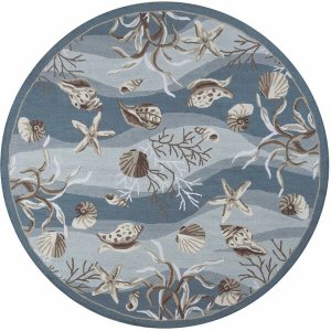 Homeroots.co 375431 2' X 4' Seafoam Polyester Area Rug