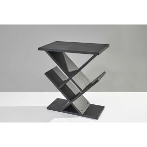 Homeroots.co 372954 19 X 12 X 21.5 Black  Accent Table