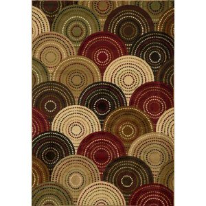 Homeroots.co 371304 22 X 36 Multicolor Polypropylene Accent Rug