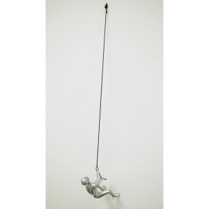 Homeroots.co 293219 3.5 X 3.5 X 5.5 Silver Climbing Man - Wall Art