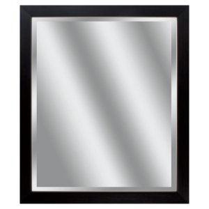 Homeroots.co 366036 22 X 26 Woodtoned Frame Beveled Mirror