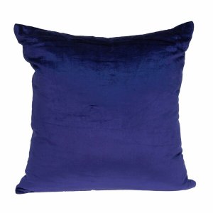 Homeroots.co 334011 20 X 7 X 20 Transitional Royal Blue Solid Pillow C