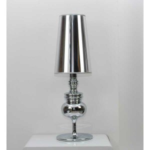 Homeroots.co 372288 7 X 7 X 22 Silver Carbon Steel Table Lamp