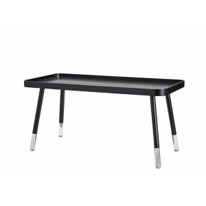 Homeroots.co 372968 Contemporary Sleek Black Coffee Table