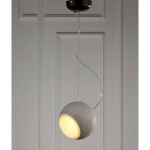 Homeroots.co 372241 7 Round Silver Ceiling Pendant Lamp