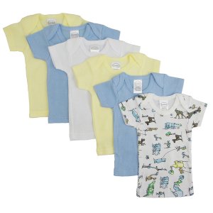 Bambini CS_056S_058S Bambini Boys Pastel Variety Short Sleeve Lap T-sh