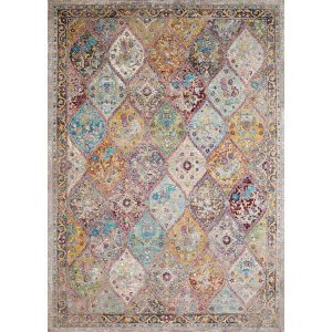 Homeroots.co 370914 22 X 36 Multicolor Olefin  Polyester Accent Rug