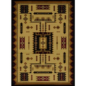 Homeroots.co 366557 22 X 26 Ivory Polypropylene Accent Rug