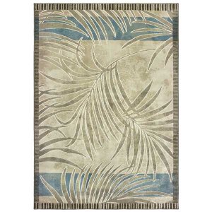 Homeroots.co 370172 22 X 36 Natural Polyester  Olefin Accent Rug