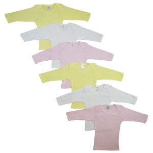 Bambini CS_052S_052S Bambini Girls Pastel Variety Long Sleeve Lap T-sh