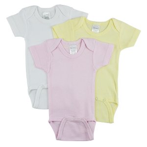 Bambini CS_0261L Bambini Short Sleeve One Piece 3 Pack