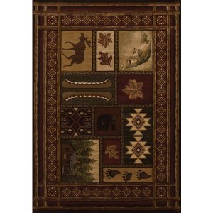 Homeroots.co 368511 22 X 32 Toffee Polypropylene Accent Rug