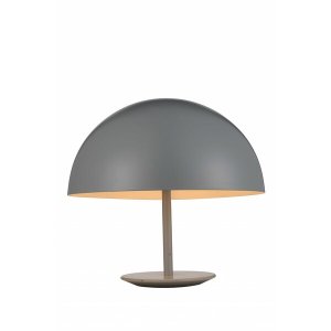 Homeroots.co 372291 16 X 16 X 16 Grey Aluminum Table Lamp