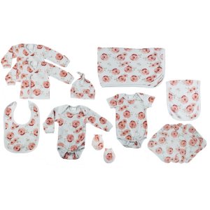 Bambini RosePrint Rose Print Newborn 13 Piece Set