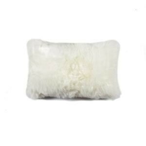 Homeroots.co 294272 12 X 20 X 5 Natural Sheepskin - Pillow