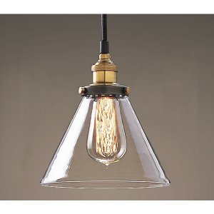 Homeroots.co 241826 Leona 8-inch Adjustable Cord Glass Edison Lamp