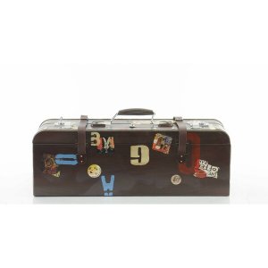 Homeroots.co 364179 8 X 30 X 11.5 Vintage Suitcase