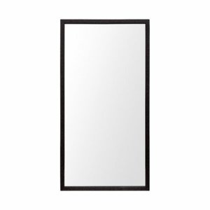 Homeroots.co 380088 Rectangle Espresso Accent Mirror With Lakeside Des