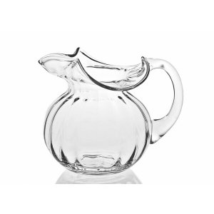 Homeroots.co 375892 Mouth Blown Glass Pitcher  42 Oz