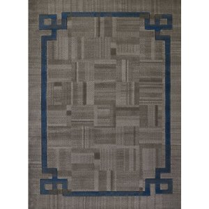 Homeroots.co 371412 22 X 36 Grey Polypropylene Accent Rug