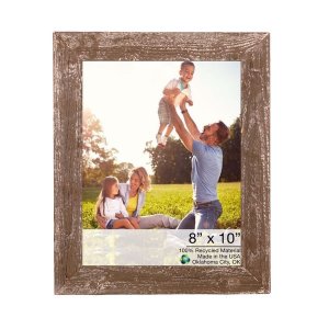 Homeroots.co 379892 8 X 8 Rustic Espresso Picture Frame