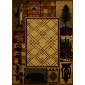 Homeroots.co 366621 22 X 26 Natural Polypropylene Accent Rug