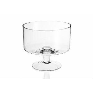 Homeroots.co 375881 9 Mouth Blown Trifle Glass Bowl