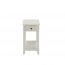 Homeroots.co 286317 White Wooden Drawer Side Table