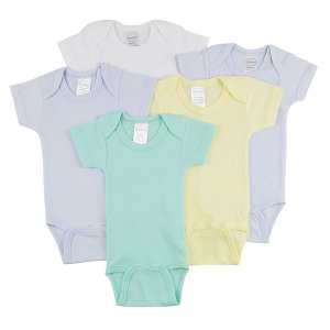 Bambini CS_0282M Bambini Short Sleeve One Piece 5 Pack