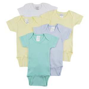 Bambini CS_0300L Bambini Short Sleeve One Piece 5 Pack