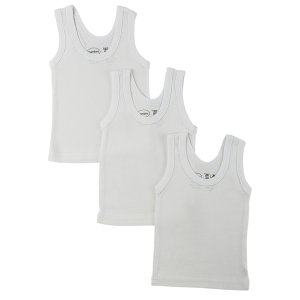 Bambini 034NB Bambini White Tank Top 3 Pack