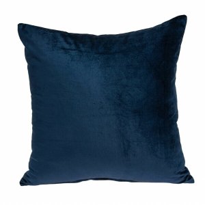 Homeroots.co 334019 20 X 7 X 20 Transitional Navy Blue Solid Pillow Co