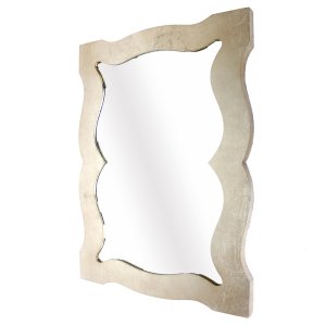 Homeroots.co 274593 40 X 30 X 1.5 Silvergold Wooden Frame - Cosmetic M