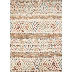 Homeroots.co 367135 22 X 36 Multicolor Olefin Accent Rug