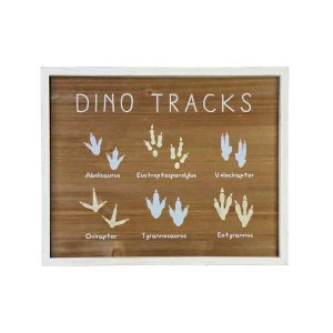 Homeroots.co 376629 Dino Tracks Framed Wall Art